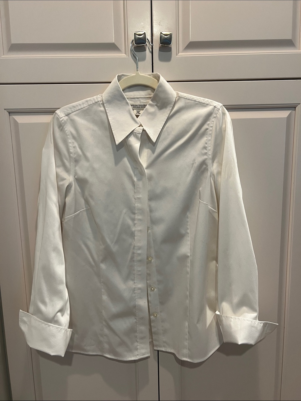 Banana Republic White Women's-Style Dress Shirt
